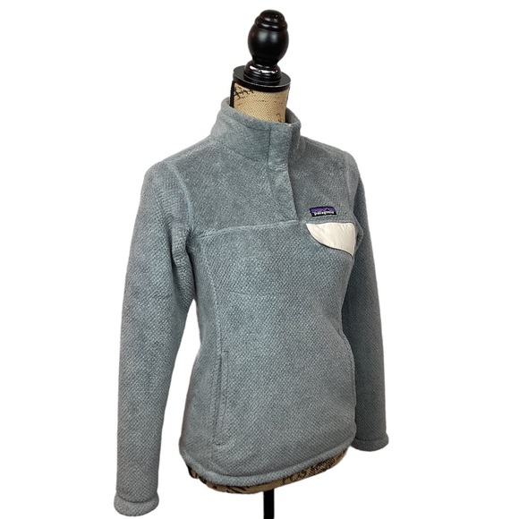 Patagonia Synchilla Polartec Retool 1/4 Snap Jacket Gray - Picture 3 of 11